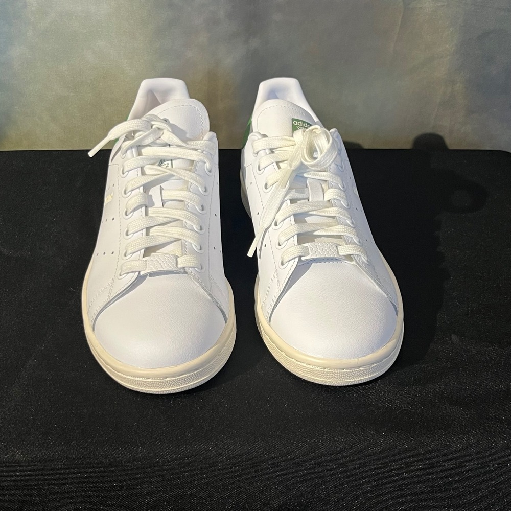 Adidas Stan Smith Originals Sneakers White Green Classic Low Top Women's 7.5 - Picture 3 of 9